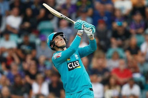 Tom Banton smashed a 16-ball 50 against Sydney Thunder for the Brisbane Heat