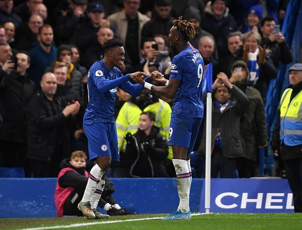 Callum-Hudson Odoi and Tammy Abraham were on the scoresheet today