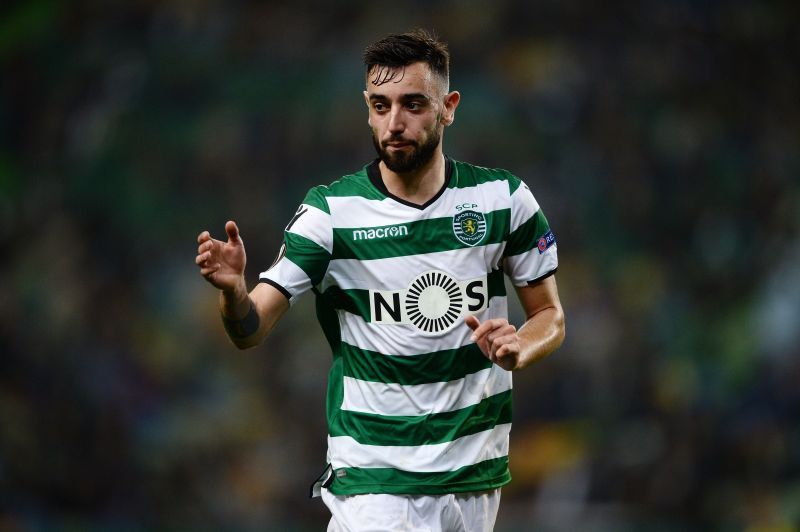 Portuguese midfielder Bruno Fernandes