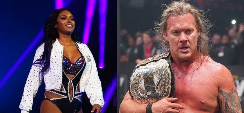 Brandi Rhodes and Chris Jericho