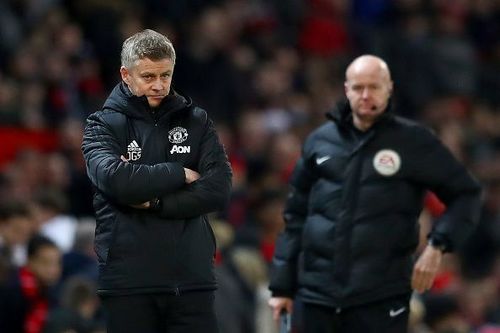 Ole Gunnar Solskjaer watched on as his Manchester United side were outclassed at home