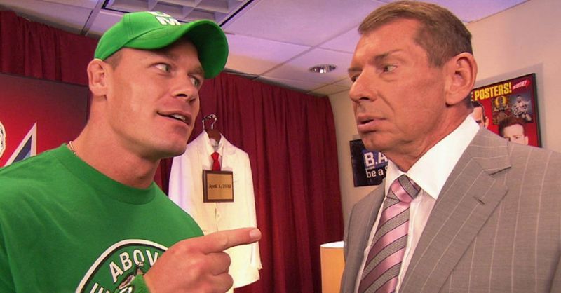 John Cena and Vince McMahon