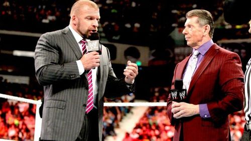 Triple H and Vince McMahon