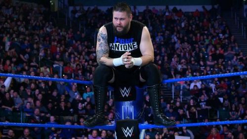 Kevin Owens had an incredible view of an incredible moment at the Royal Rumble on Sunday