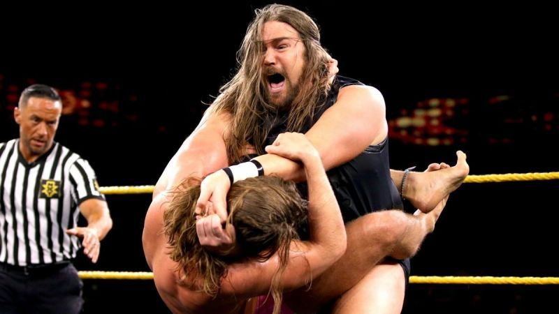 Kassius Ohno in action against Matt Riddle