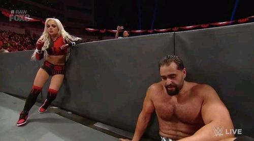 Liv Morgan and Rusev