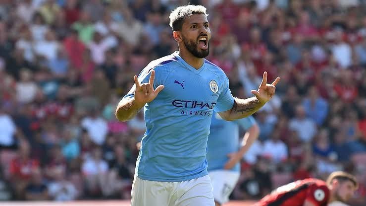 Image result for sergio aguero goals in 2019-20