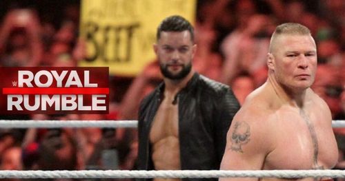 Finn Balor and Brock Lesnar.