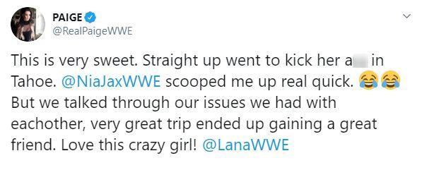 Paige responded to Lana&#039;s video