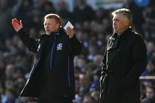 David Moyes and Carlo Ancelotti