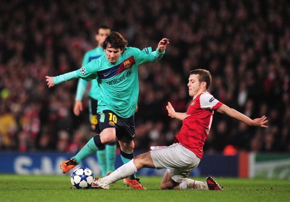 A young Jack Wilshere helped Arsenal to a famous victory over Barcelona in 2011
