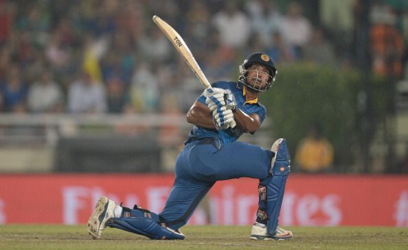 Kumar Sangakkara anchored the chae with a composed fifty 