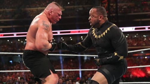 Brock Lesnar and MVP.