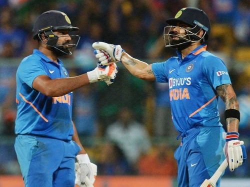 Virat Kohli and Rohit Sharma strung a brilliant partnership of 137 runs which was crucial in India's victory.