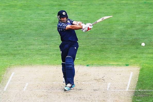 Scotland&rsquo;s Kyle Coetzer in action during the 2015 World Cup