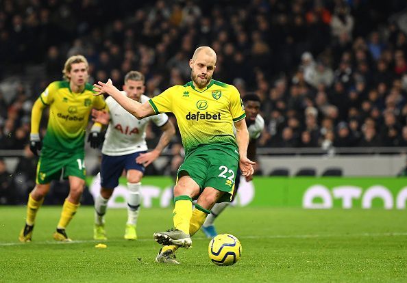 Teemu Pukki dispatched his penalty - but other than that, he was wasteful in front of goal