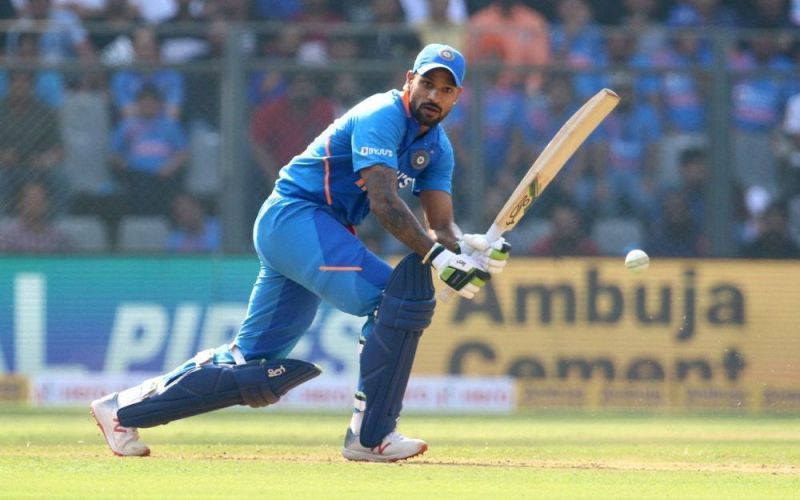 Shikhar Dhawan compiled a magnificent 74