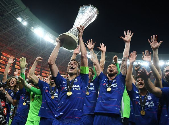 Chelsea smashed Arsenal in the Europa League Final