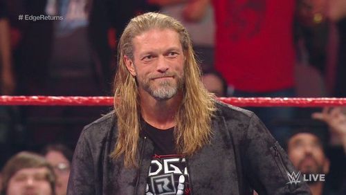 Edge was on RAW after Royal Rumble