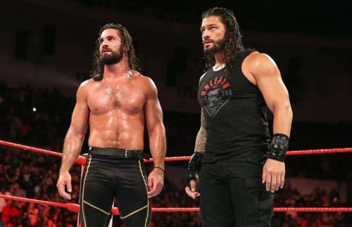 Seth Rollins and Roman Reigns