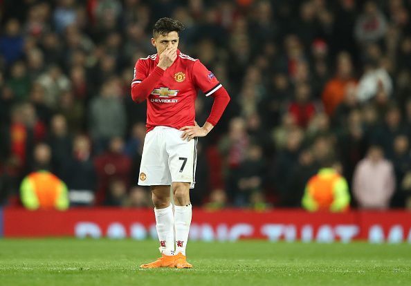 Alexis Sanchez struggled for form throughout his time at Manchester United