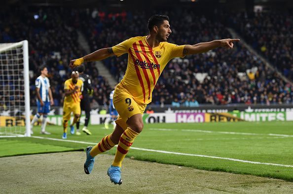 Suarez scored for FC Barcelona in Derbi barcelon&iacute;