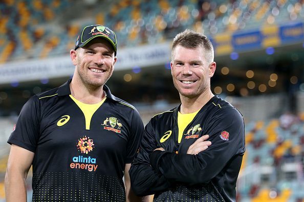 Aaron Finch and David Warner