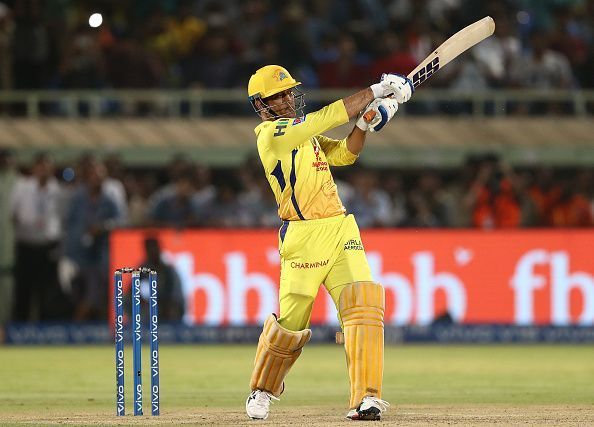 MS Dhoni in action