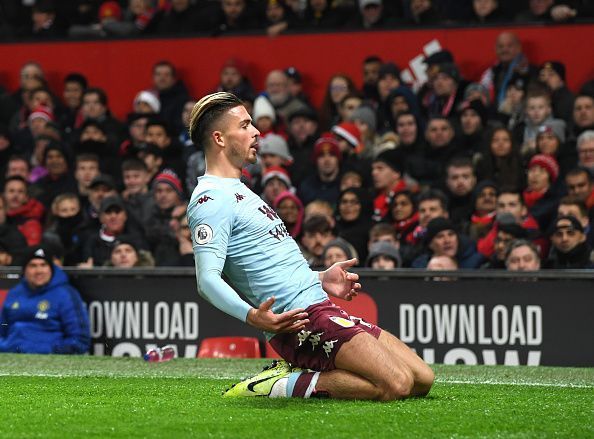 Jack Grealish unleashed a classic goal against Manchester United