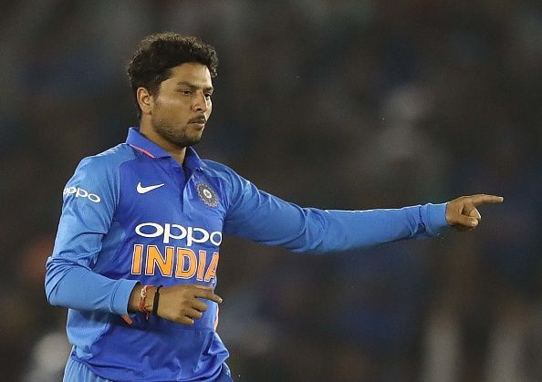Kuldeep Yadav became the fastest Indian spinner to reach 100 ODI wickets