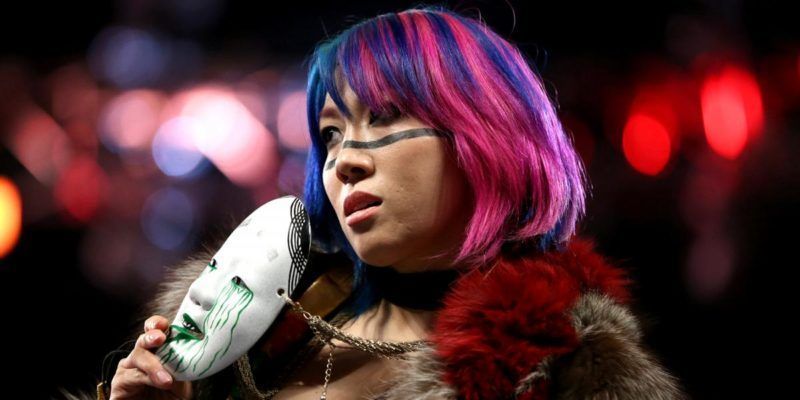Asuka in the WWE.