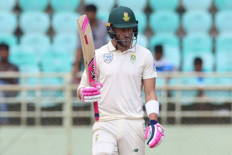 Faf du Plessis is South Africa's best bet against the English bowling attack