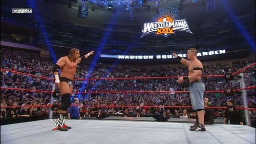 Triple H and John Cena