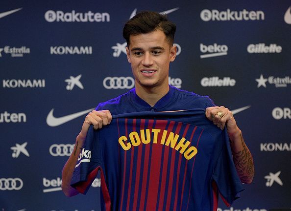 Coutinho was signed for a club-record fee in January 2018