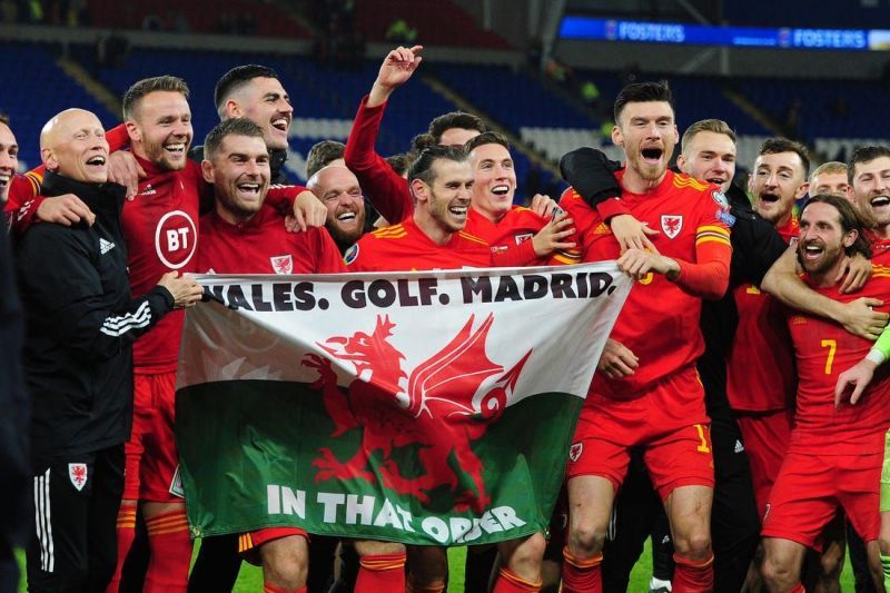 Bale caused controversy at Madrid by holding this banner after an international match in November