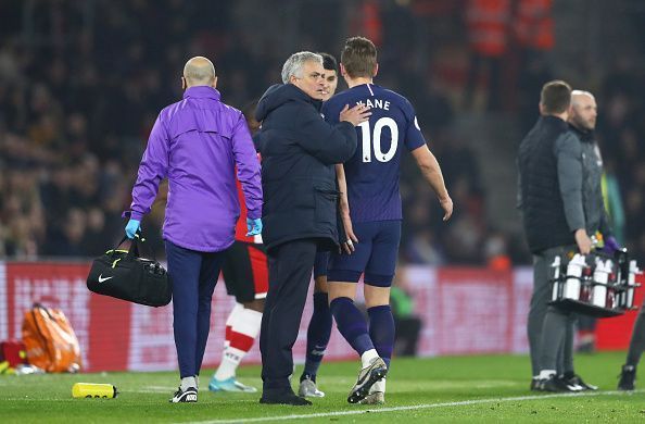 Kane suffered an unfortunate injury in Spurs&#039; clash with Southampton