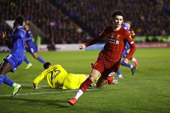 Curtis Jones scored once again in the FA Cup for Liverpool