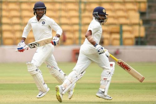 Mayank Agarwal and Prithvi Shaw