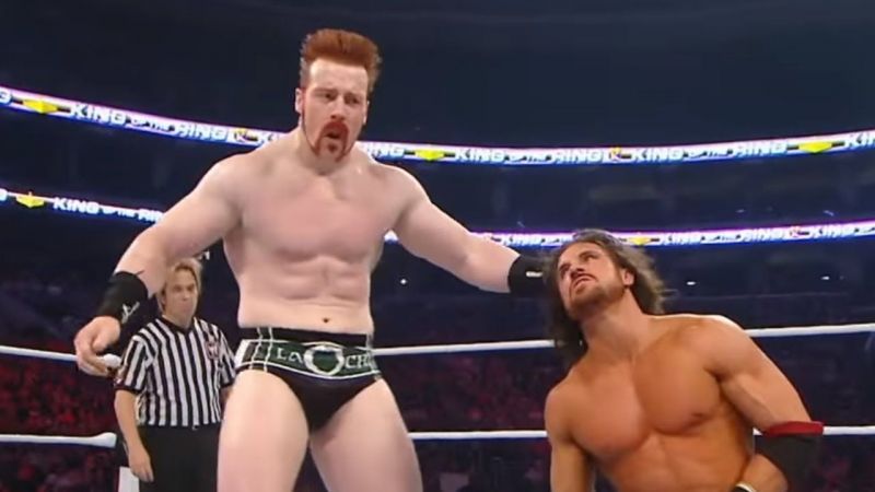 A shot from Sheamus and Morrison's rivalry back in 2010