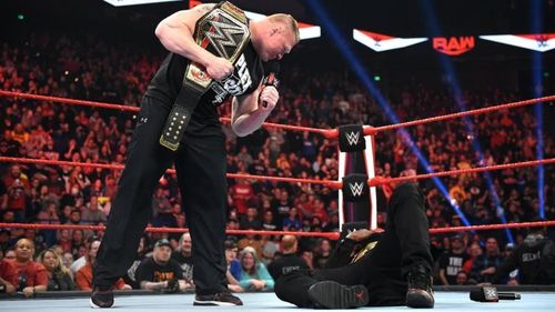 Brock Lesnar made short work of R-Truth on WWE RAW