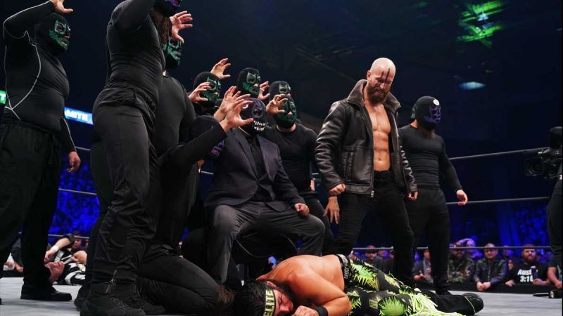 Dark Order&#039;s mixed response (Pic Source: AEW)