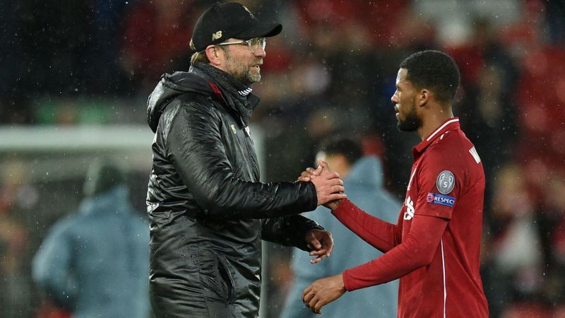 Image result for wijnaldum and klopp