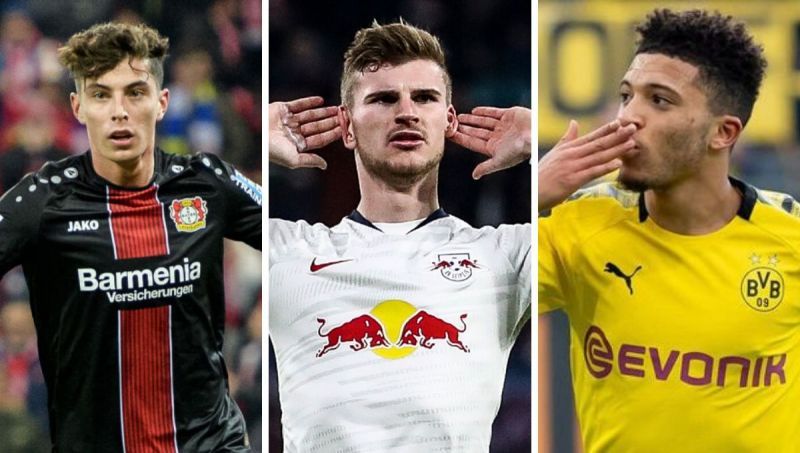 Kai Havertz, Timo Werner and Jadon Sancho all feature in this list