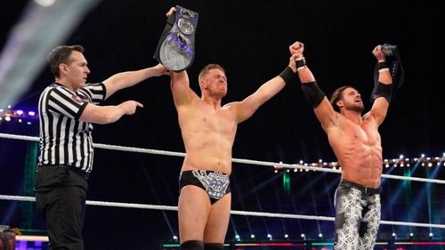 The new SmackDown Tag Team Champions!