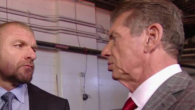 Triple H and Vince McMahon