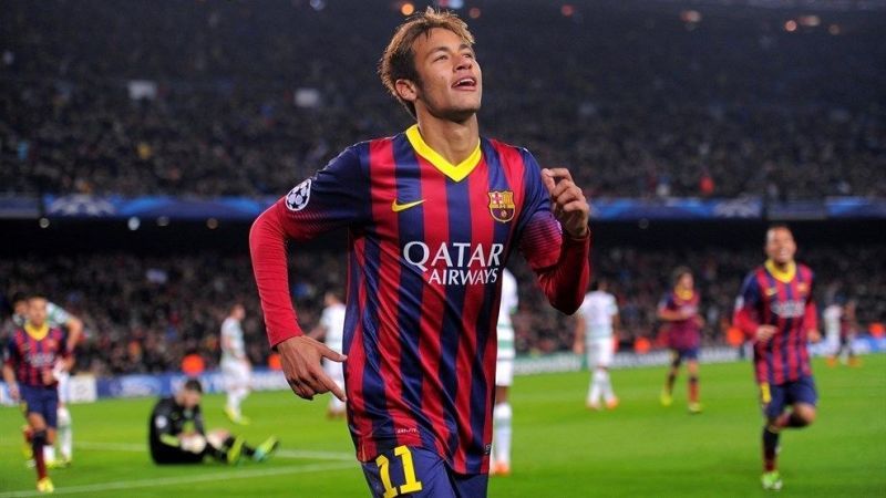 Neymar scored a hat-trick on the day he first got on the Champions League scoresheet!