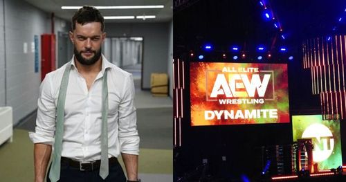 F inn Balor/ AEW Dynamite Stage.