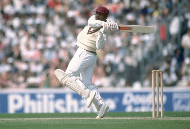 Sir Gordon Greenidge hooking one to cow corner