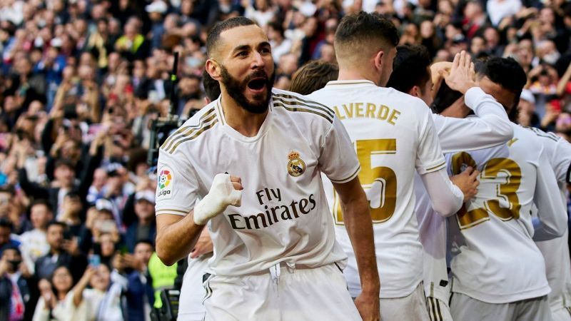 Real Madrid target man Karim Benzema is on fire again