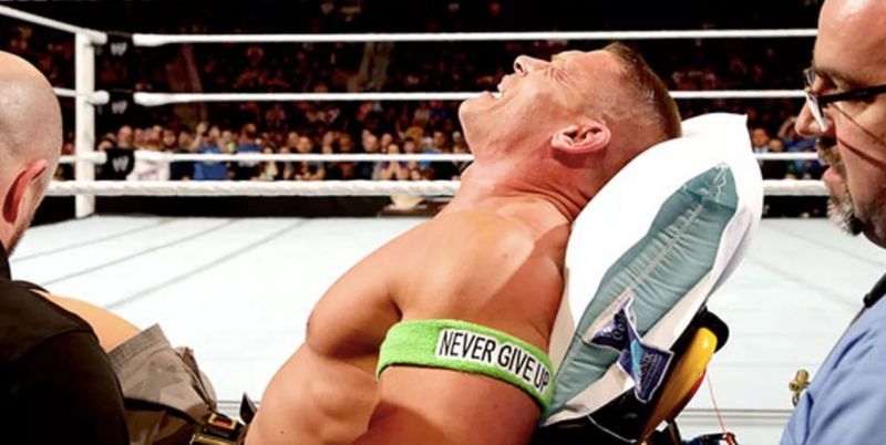 Injuries have played a big role in Cena&#039;s career